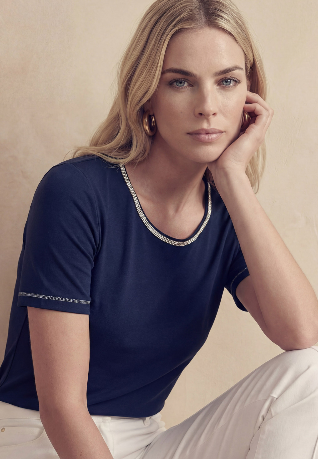 T-SHIRT - LOYAUX - MARINE